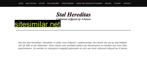 stal-hereditas.nl alternative sites