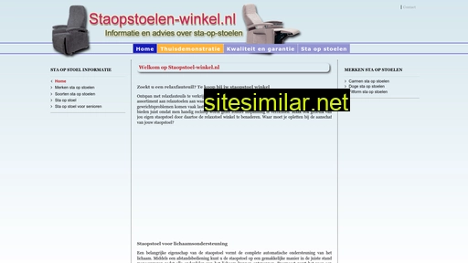 staopstoel-winkel.nl alternative sites