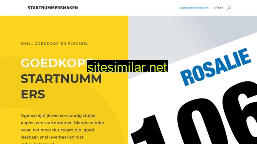 startnummersmaken.nl alternative sites