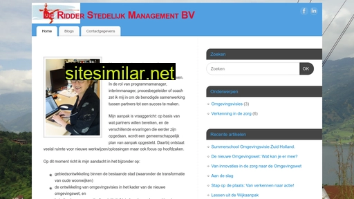 stedelijkmanagement.nl alternative sites