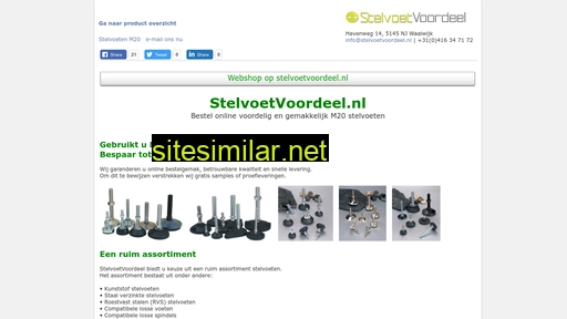 stelvoetenm20.nl alternative sites