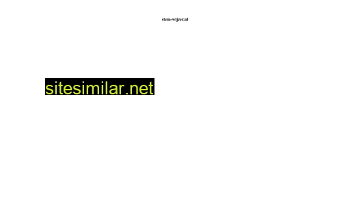 stem-wijzer.nl alternative sites