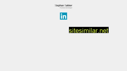Stephanbakker similar sites