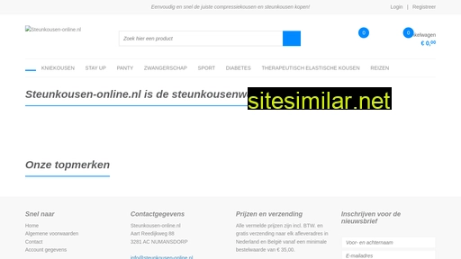 Steunkousen-online similar sites