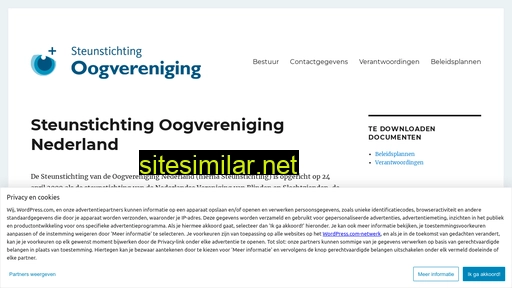 steunstichtingoogvereniging.nl alternative sites