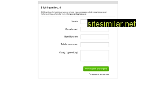 stichting-milieu.nl alternative sites