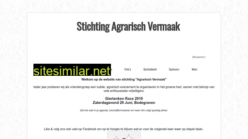 stichtingagrarischvermaak.nl alternative sites