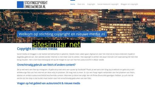 stichtingcopyrightennieuwemedia.nl alternative sites