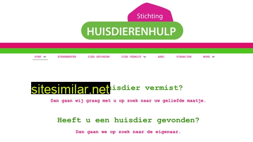 stichtinghuisdierenhulp.nl alternative sites