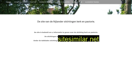 stichtingkerknijland.nl alternative sites
