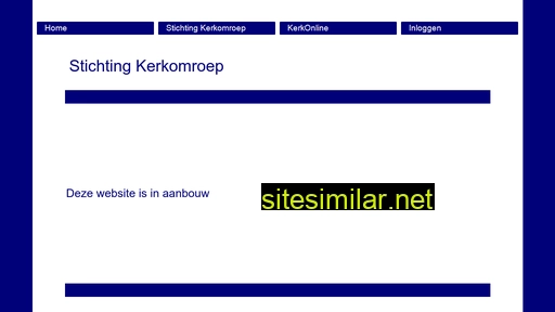stichtingkerkomroep.nl alternative sites