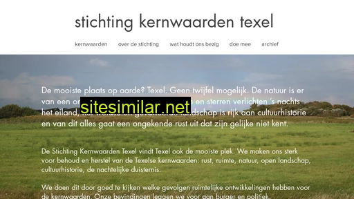 stichtingkernwaardentexel.nl alternative sites