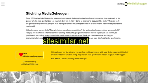 stichtingmediageheugen.nl alternative sites