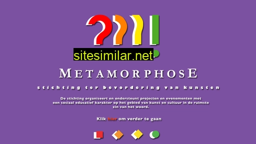 stichtingmetamorphose.nl alternative sites