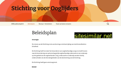 stichtingooglijdersrotterdam.nl alternative sites