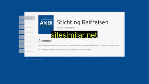 stichtingraiffeisen.nl alternative sites
