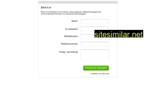 stick-it.nl alternative sites