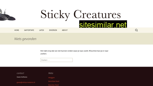 stickycreatures.nl alternative sites