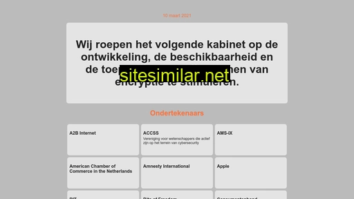 stimuleer-encryptie.nl alternative sites