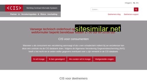 stichtingcis.nl alternative sites