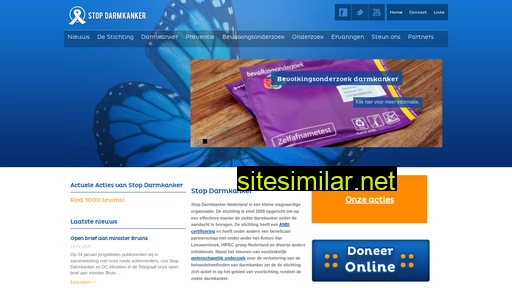 stopdarmkanker.nl alternative sites