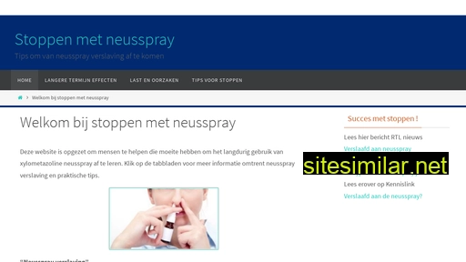stoppenmetneusspray.nl alternative sites