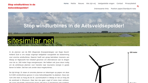 stopwindturbinesaetsveld.nl alternative sites