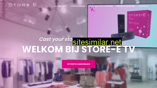store-e-tv.nl alternative sites