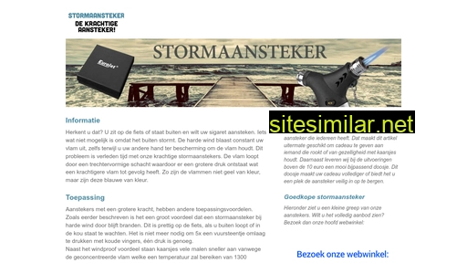 stormaansteker.nl alternative sites