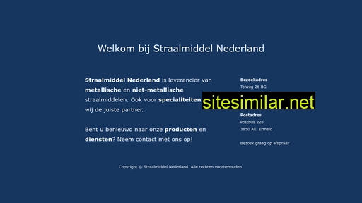 straalmiddelnederland.nl alternative sites