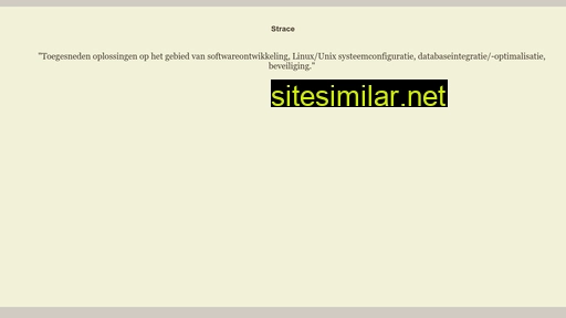 strace.nl alternative sites