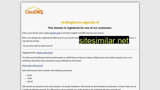 strategische-agenda.nl alternative sites