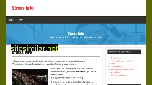 stressinfo.nl alternative sites