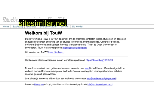 studieverenigingtouw.nl alternative sites