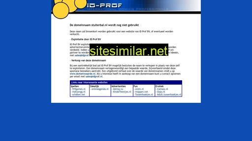stuiterbal.nl alternative sites