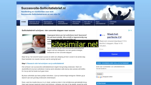 succesvolle-sollicitatiebrief.nl alternative sites