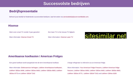 succesvolstebedrijven.nl alternative sites