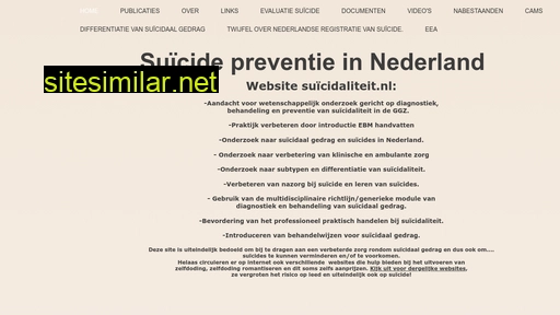 suicidaliteit.nl alternative sites