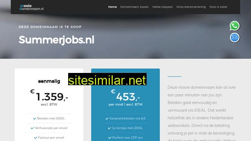 summerjobs.nl alternative sites