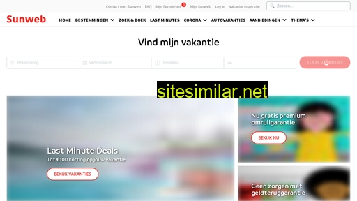 sunweb.nl alternative sites