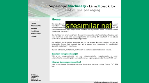supertapemachinery.nl alternative sites