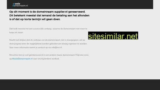 supplier.nl alternative sites