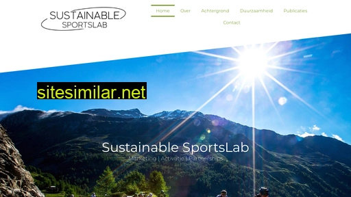 Sustainablesportslab similar sites