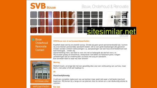 svbbouw.nl alternative sites