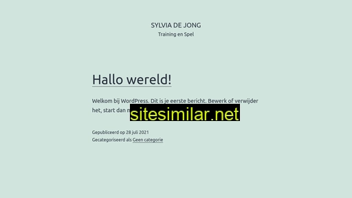 sylviadejong.nl alternative sites