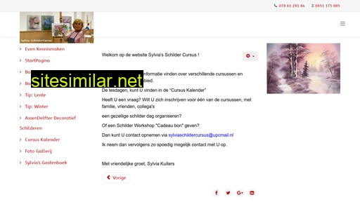 sylviaschildercursus.nl alternative sites