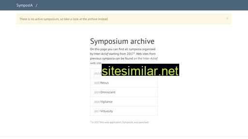 symposia.inter-actief.utwente.nl alternative sites