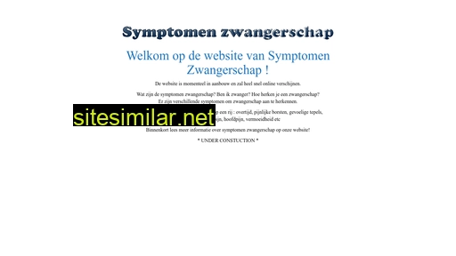 symptomenzwangerschap.nl alternative sites