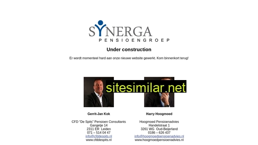 synergapensioengroep.nl alternative sites