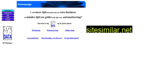 sysdata.nl alternative sites